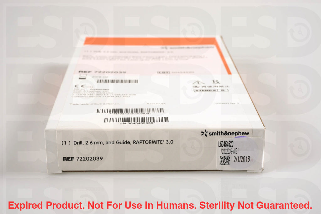 Smith & Nephew: 72202039 - Each - Expired Expired